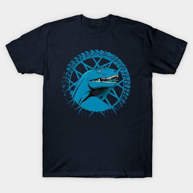 Blue Ford Raptor car T-Shirt by TMBTM